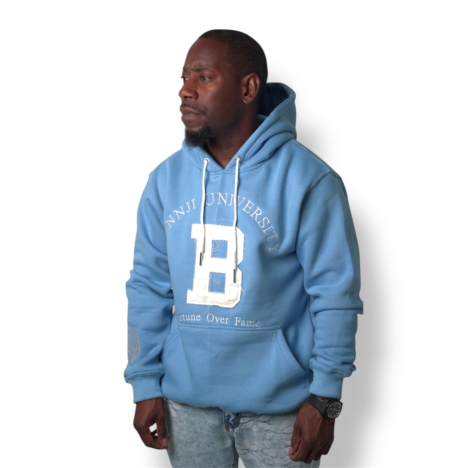 Fortune Over Fame Hoodie (Blue)