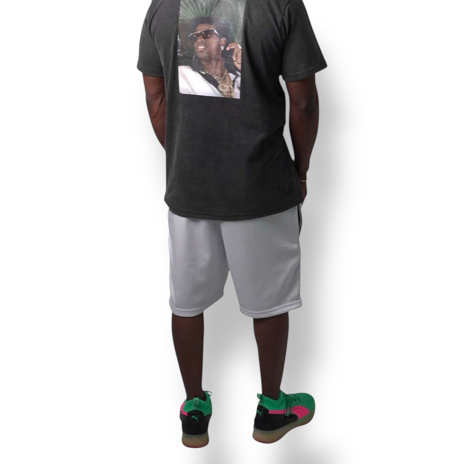 Bennji Mesh Shorts (White)